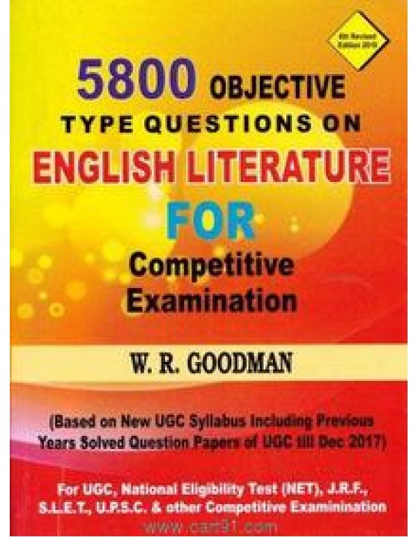 5800 OBJECTIVE TYPE QUESTION ON ENGLISH LITERATURE...